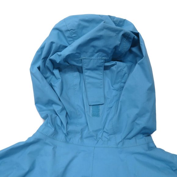 LL Bean Womens H2OFF Waterproof Long Raincoat Small Blue Rain Jacket - Picture 10 of 11